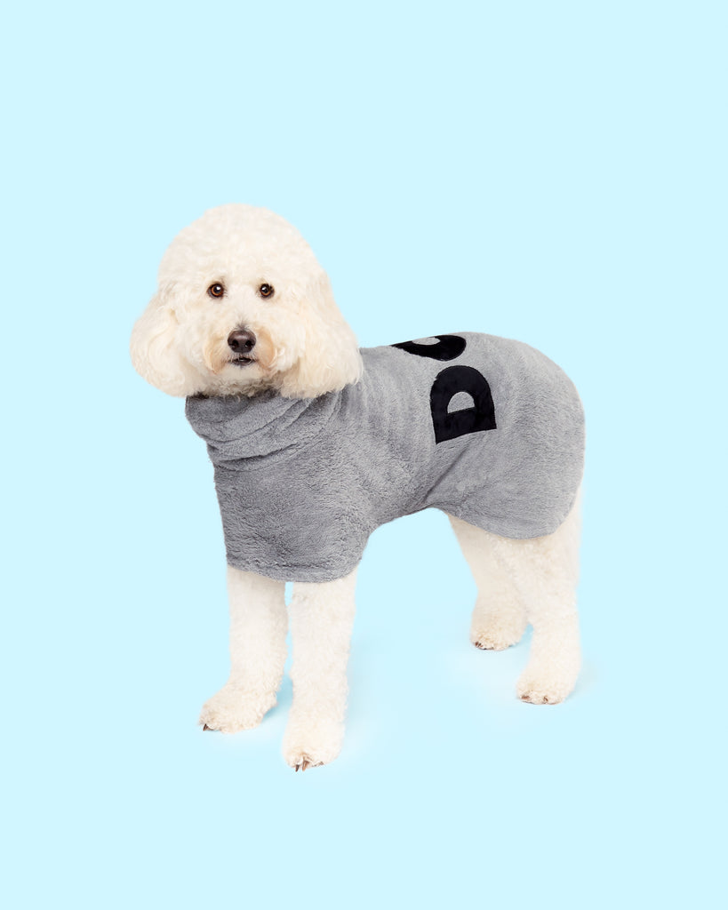 DOG Poncho - Grey – DOG by Dr Lisa